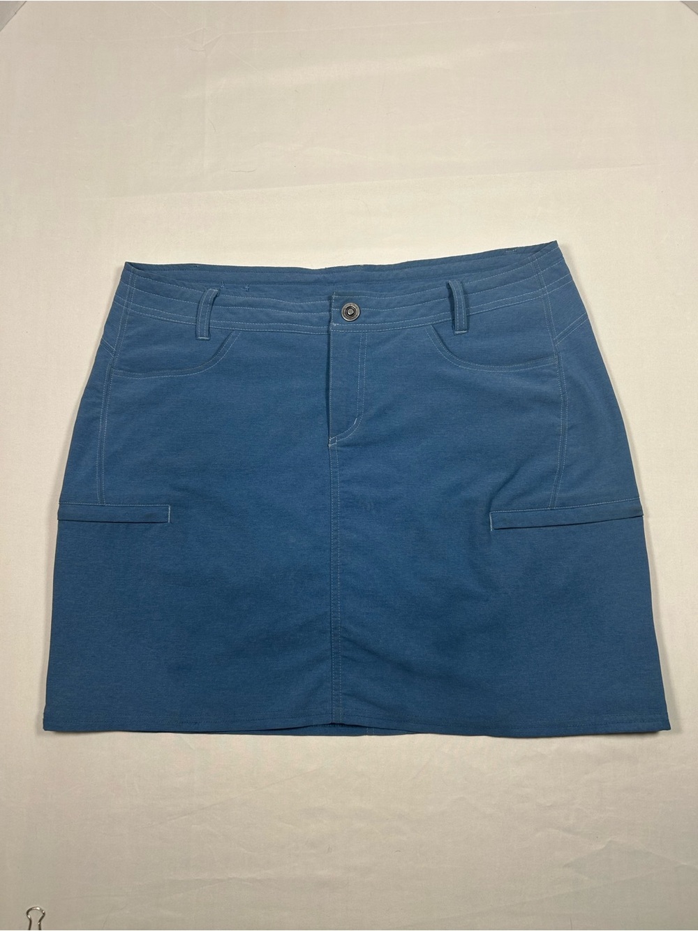 Kuhl Skort 10 Blue Anfib Skirt Hiking Outdoor Athletic Athleisure Sporty Casual